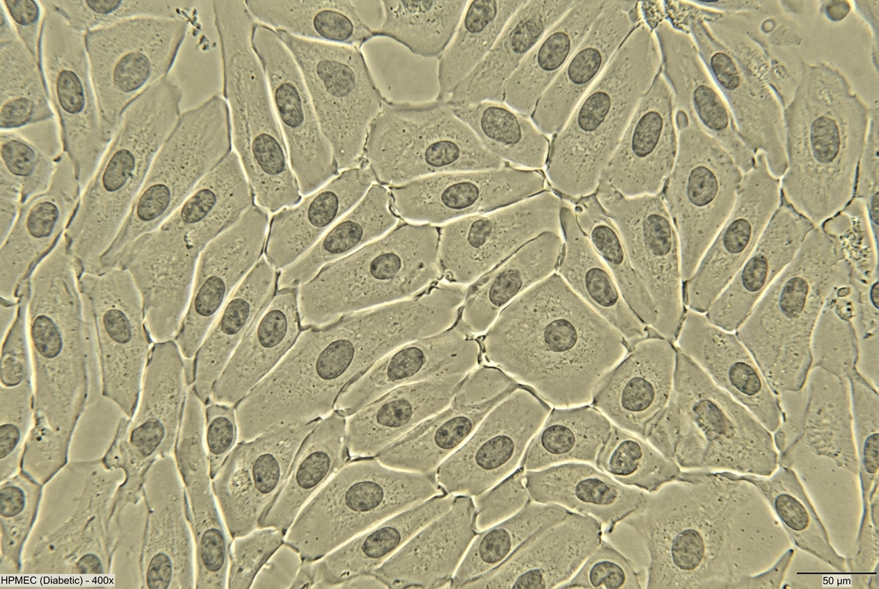 Human Primary Diabetic Lung Endothelial Cells