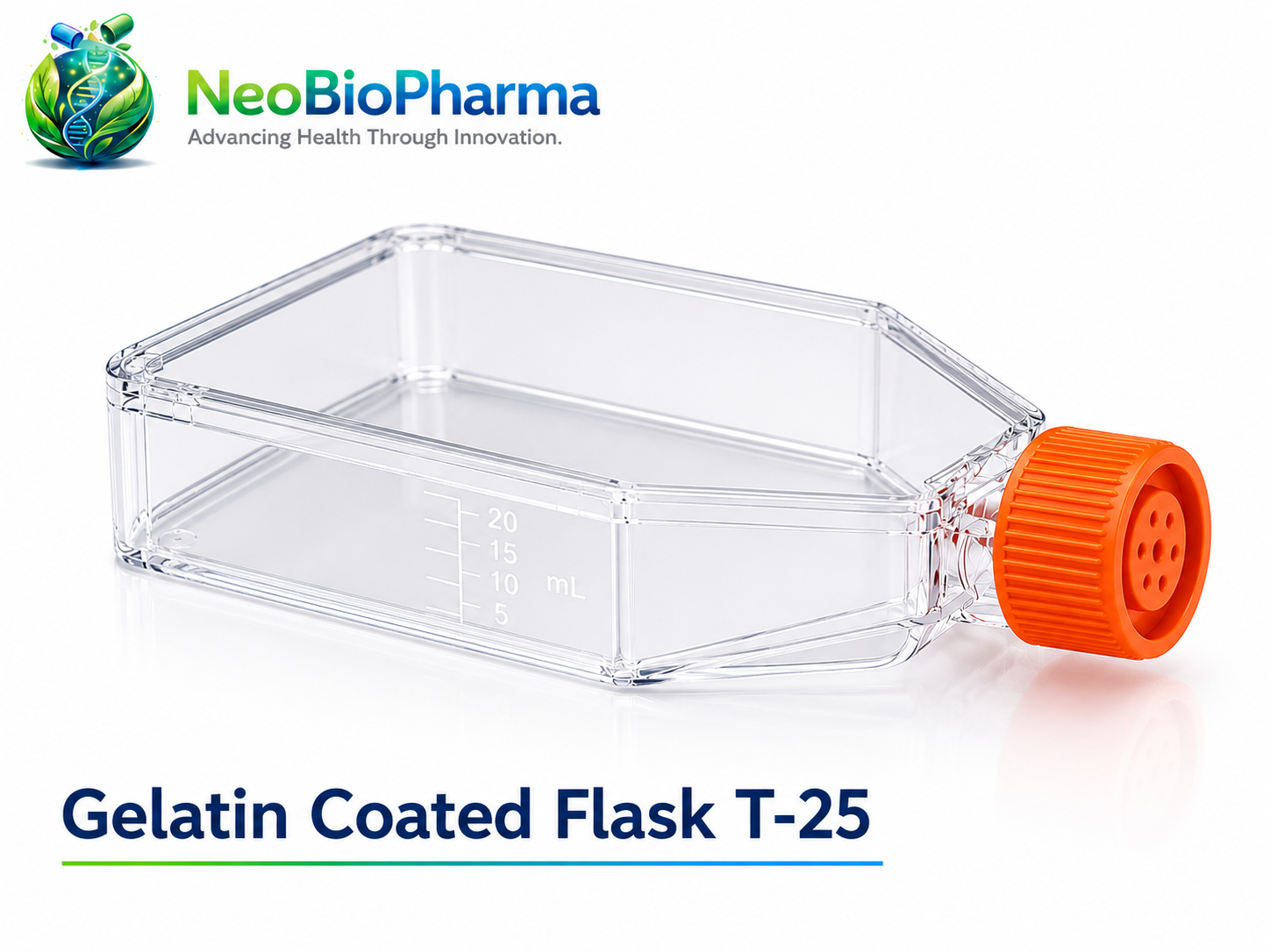 Gelatin Coated Flask T-25