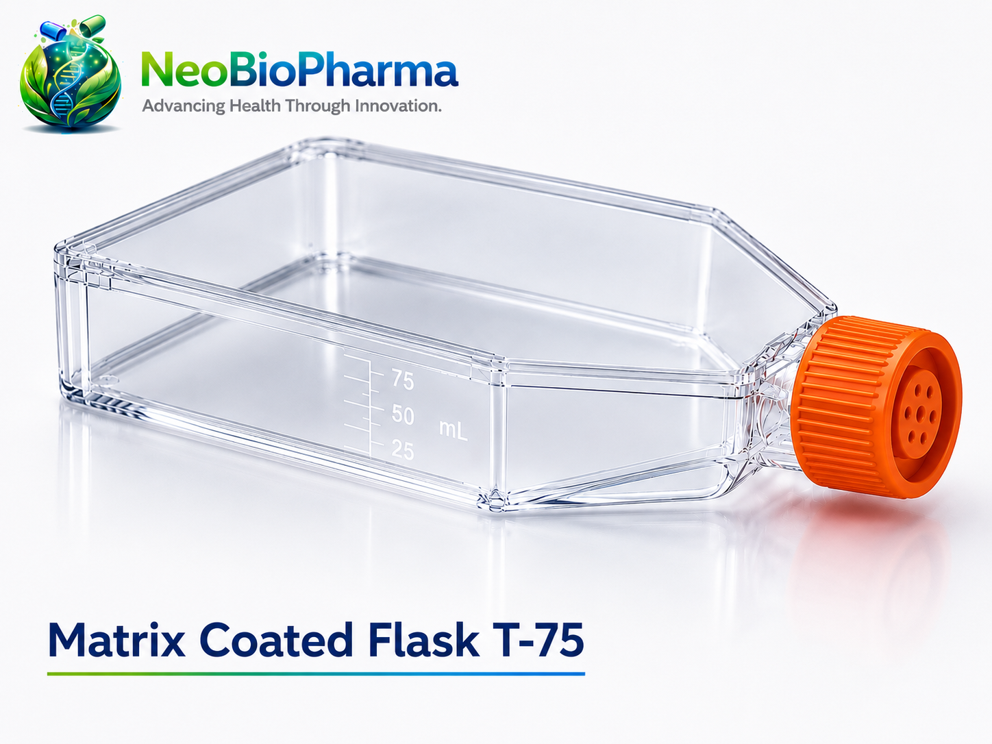 Matrix Coated Flask T-25