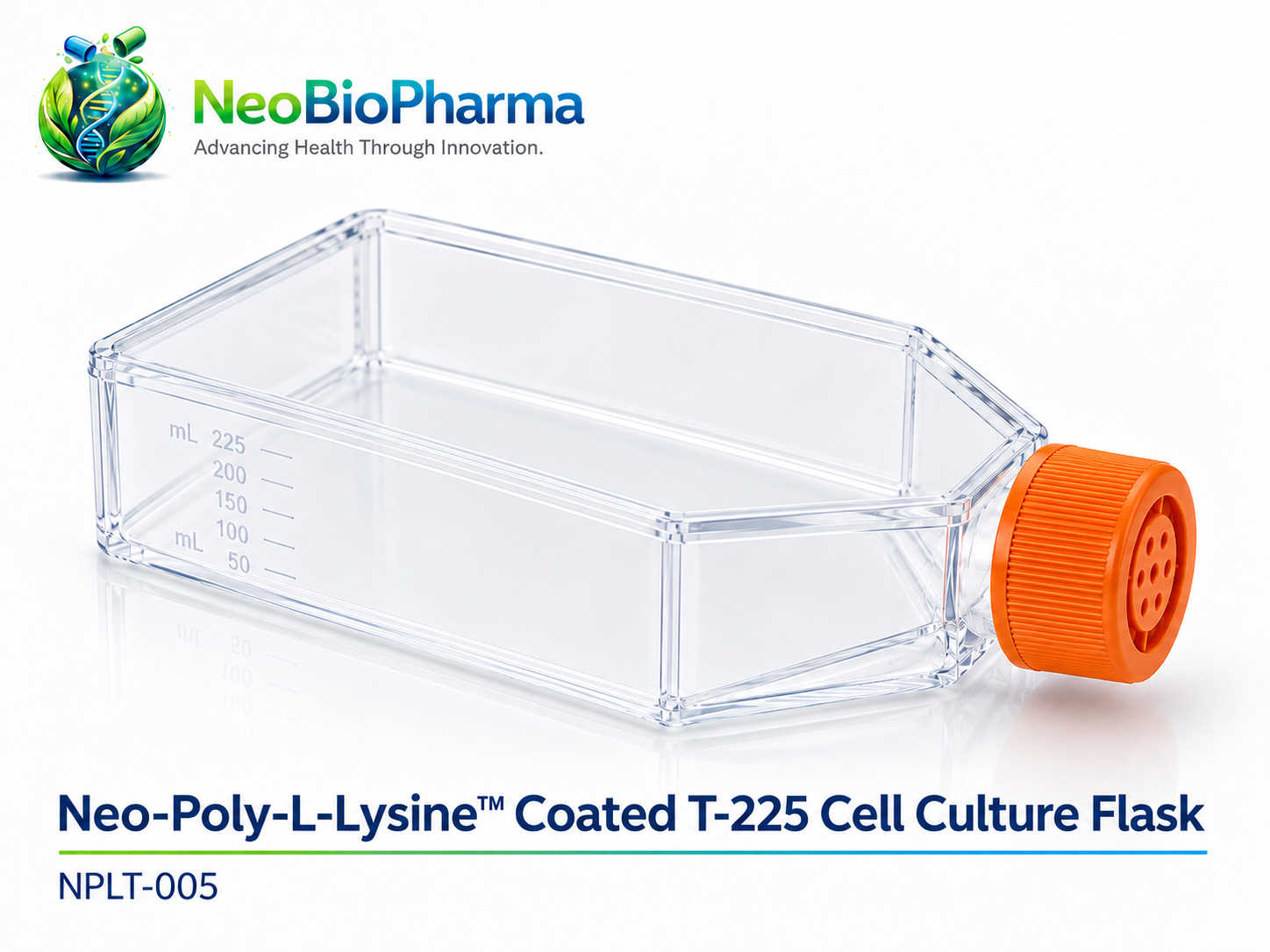 Neo-Poly-L-Lysine™ Coated T-225 Cell Culture Flask