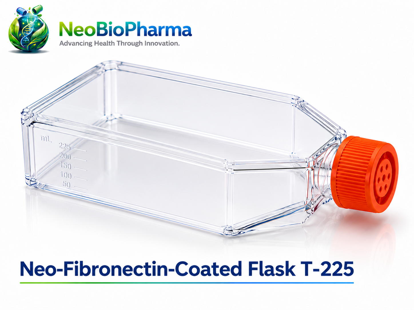 Neo-Fibronectin-Coated T-225 Tissue Culture Flask